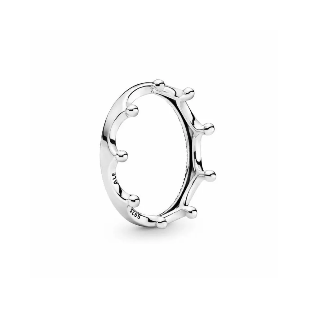 Anillo Corona plata talla 54