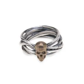 Anillo en Plata de ley Skull SR001X