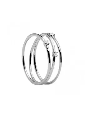 anillo p de paola plata cougar