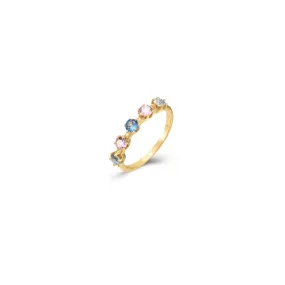 Anillo Plata Alegra Gold