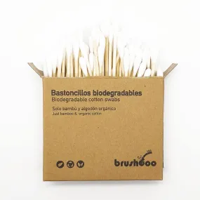 Bastoncillos biodegradables de bambú