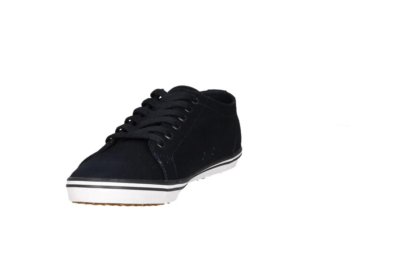 Blucher Lona Azul Lado Laurel Blanco