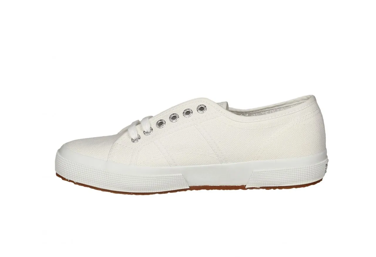 Blucher Lona Blanco Banda Goma Blanca