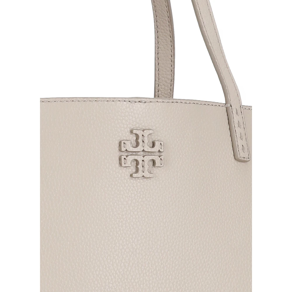 Bolso Cuero Beige Gancho Asa