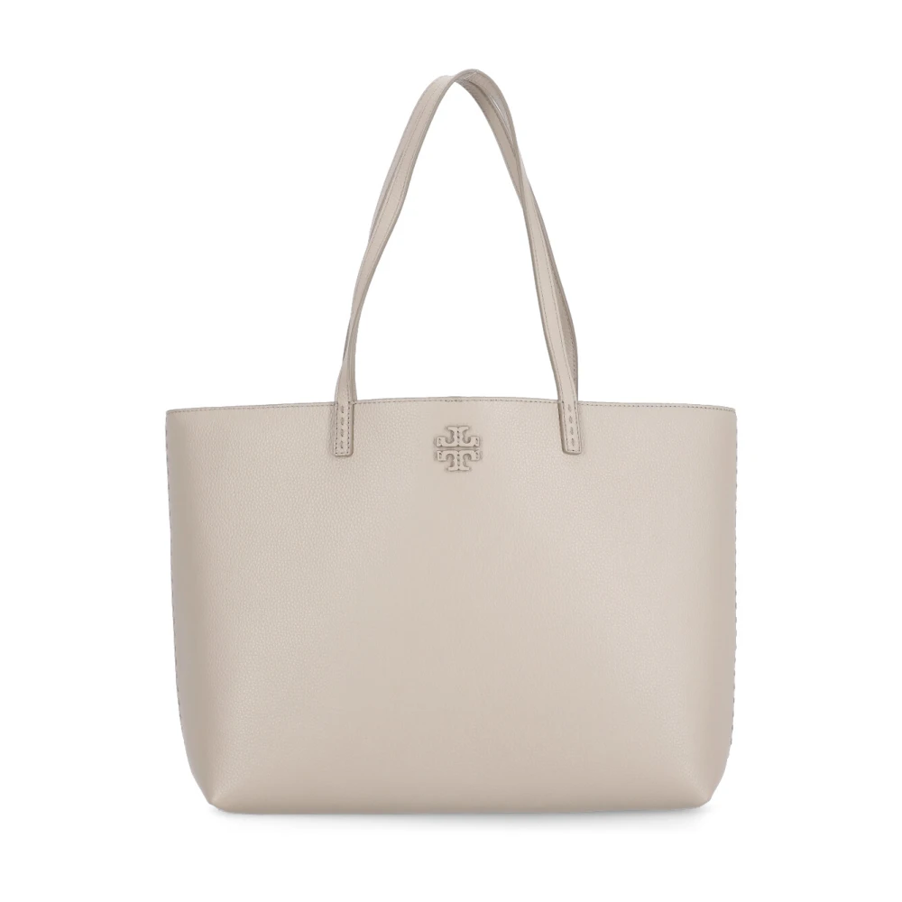 Bolso Cuero Beige Gancho Asa