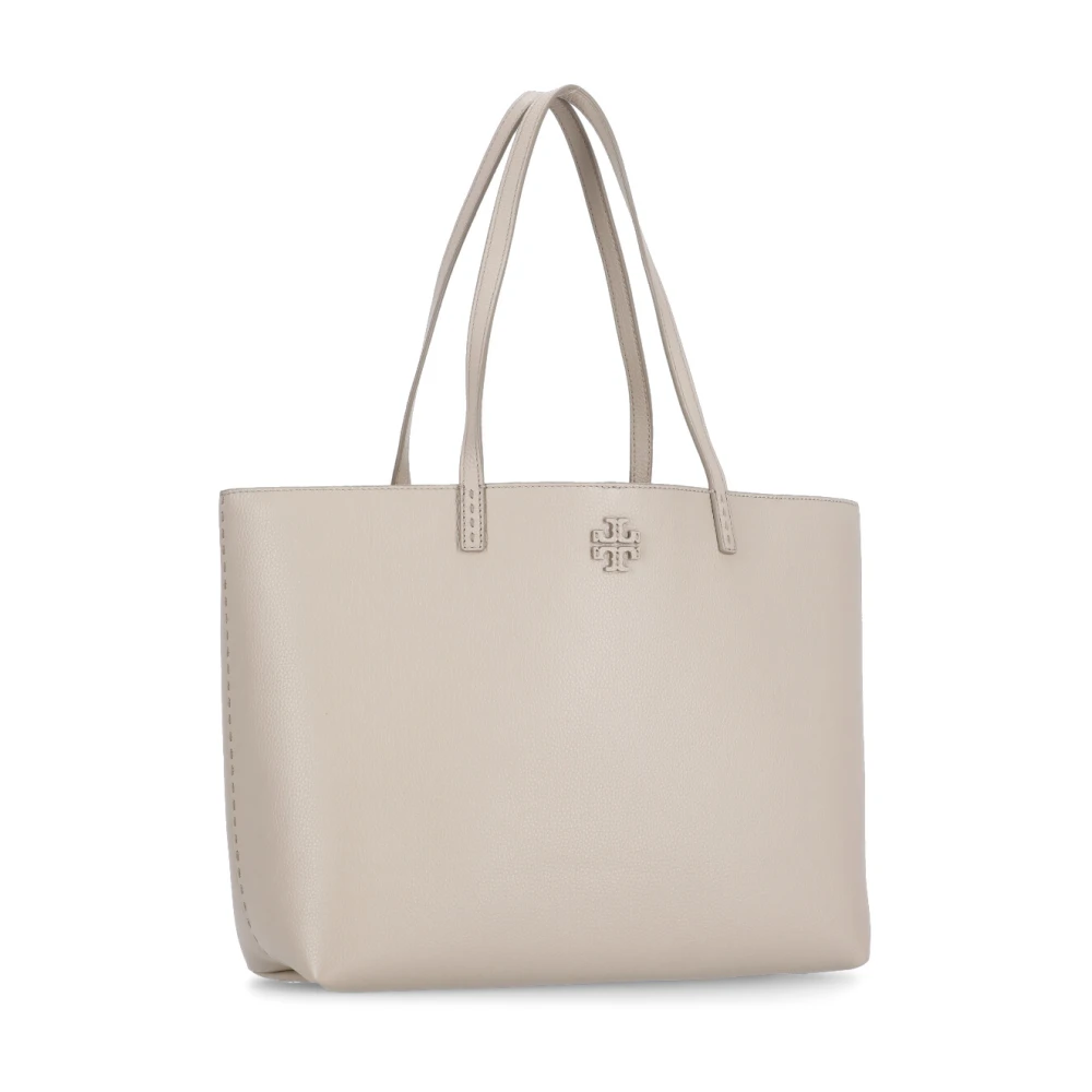 Bolso Cuero Beige Gancho Asa