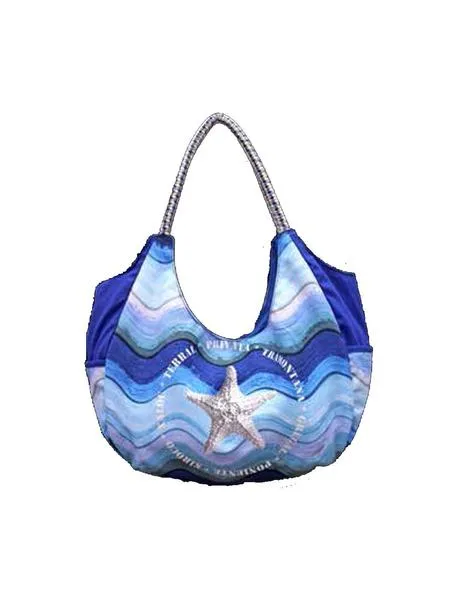 bolso privata de playa sea star blue