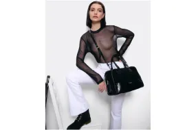 Bolso Rctangular de Mujer NEgro Cuple