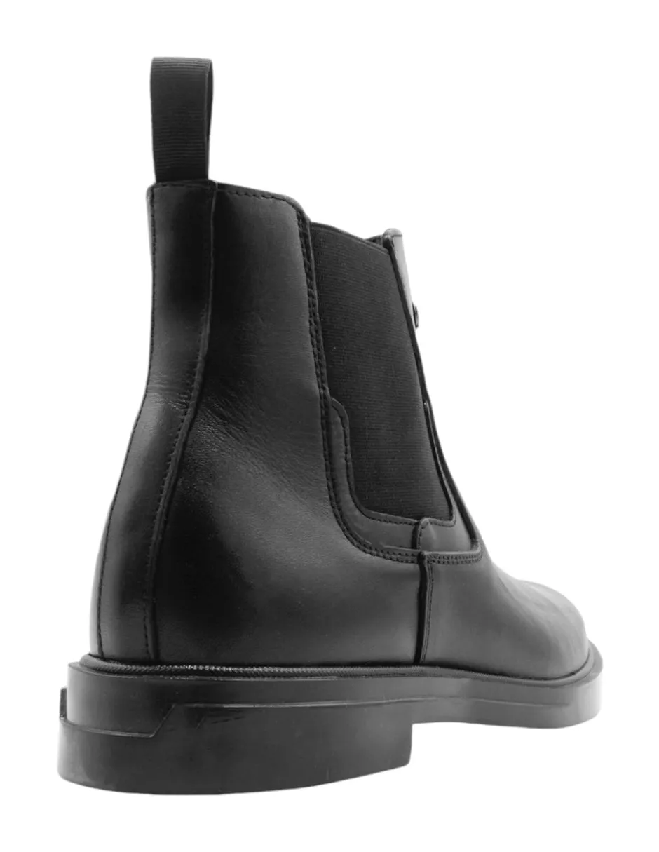 Botas casuales  en Piel - Negro