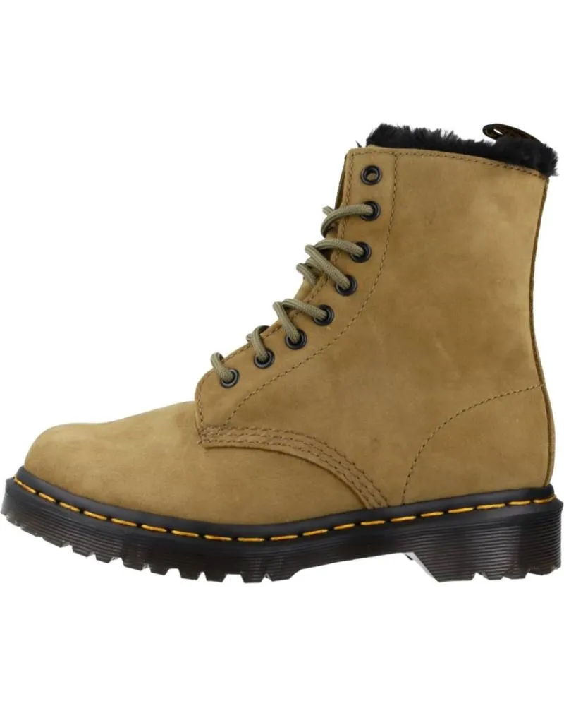 Botas DR MARTENS  de Mujer BOTAS MUJER MODELO 1460 SERENA COLOR VERDE  DMSOLIVE