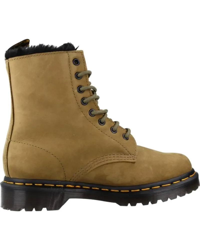 Botas DR MARTENS  de Mujer BOTAS MUJER MODELO 1460 SERENA COLOR VERDE  DMSOLIVE