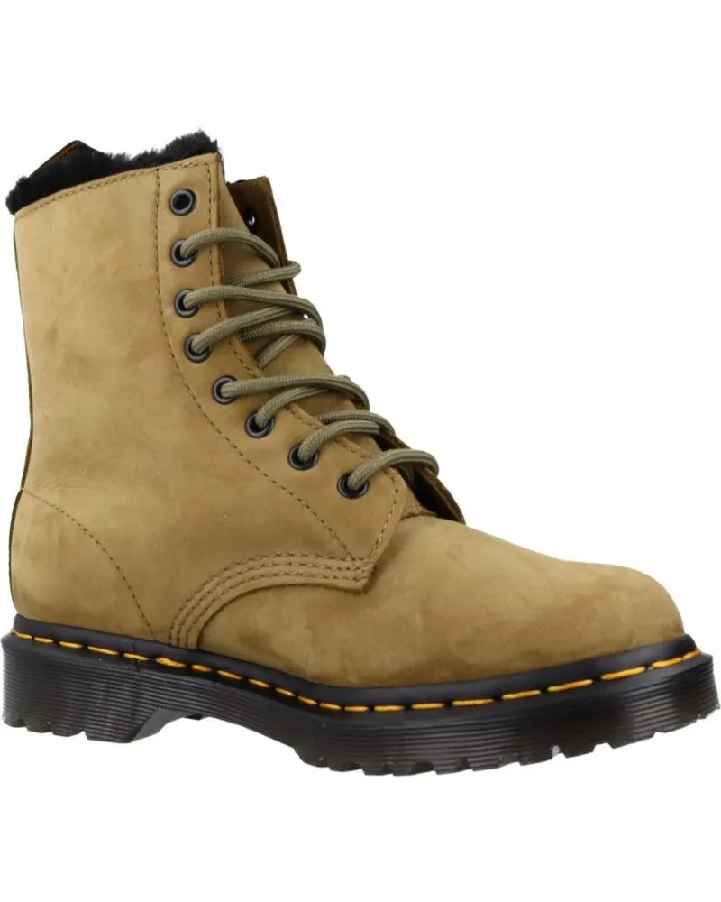 Botas DR MARTENS  de Mujer BOTAS MUJER MODELO 1460 SERENA COLOR VERDE  DMSOLIVE