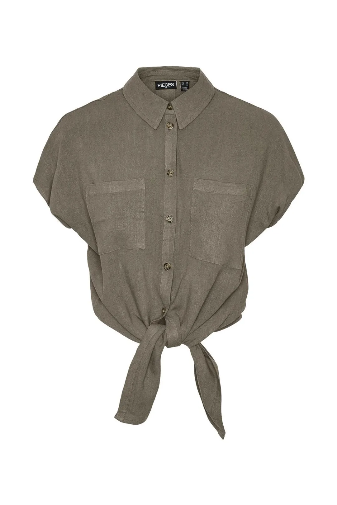 CAMISA MUJER LINO PCVINSTY TAUPE