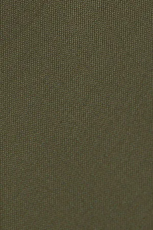 Camisa oxford verde militar con logo bordado