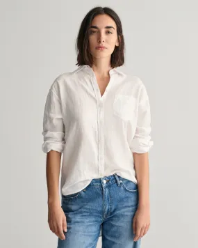 Camisa Relaxed Fit de lino