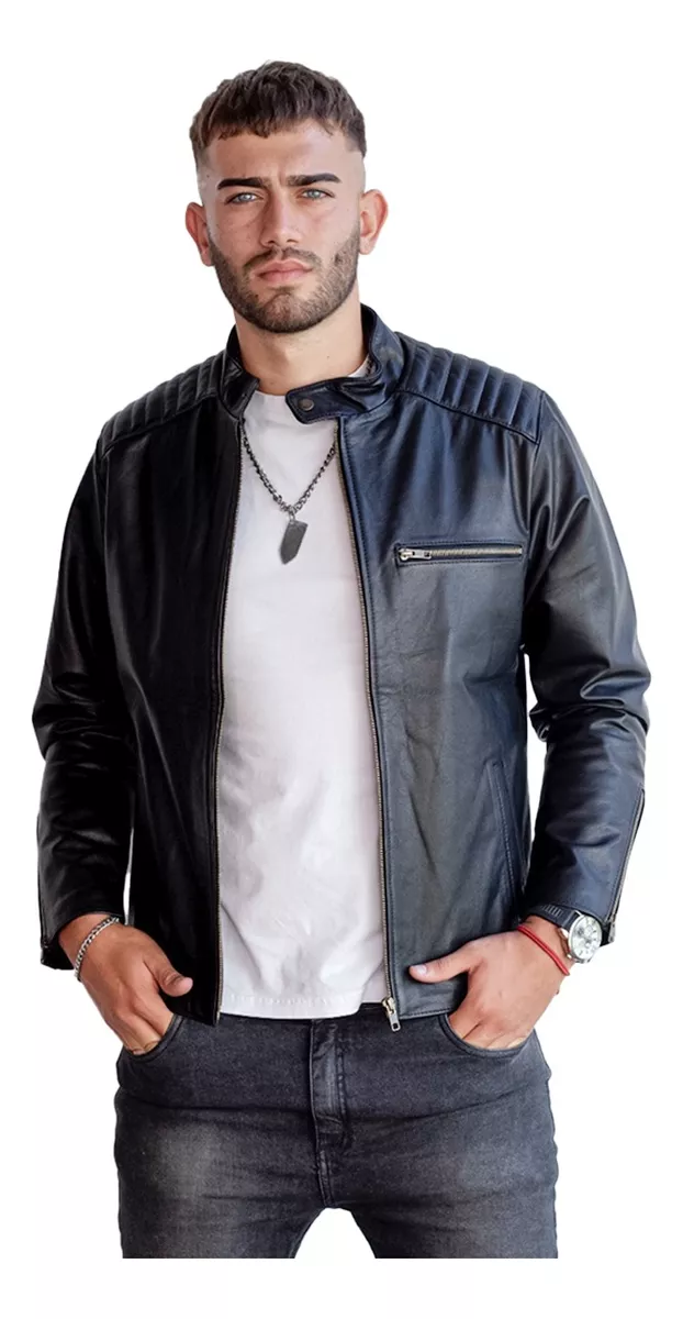 Campera De Cuero Vacuno 100% Legitimo De Hombre - Art: M.01