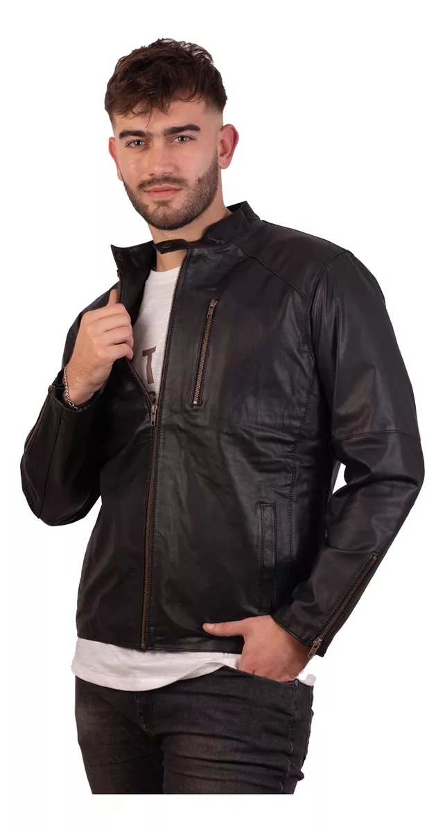 Campera De Cuero Vacuno 100% Legitimo De Hombre - Gabri.b