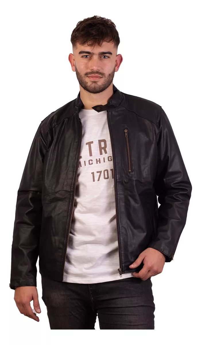 Campera De Cuero Vacuno 100% Legitimo De Hombre - Gabri.b