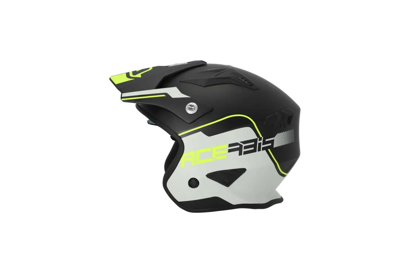 Casco Acerbis Jet Aria 2206 Negro Amarillo Fluor |0025055.457|