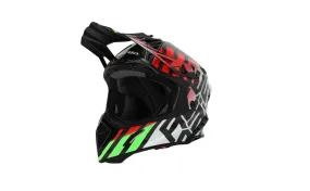 Casco Acerbis Steel Carbon Verde Rojo |0025047.379|