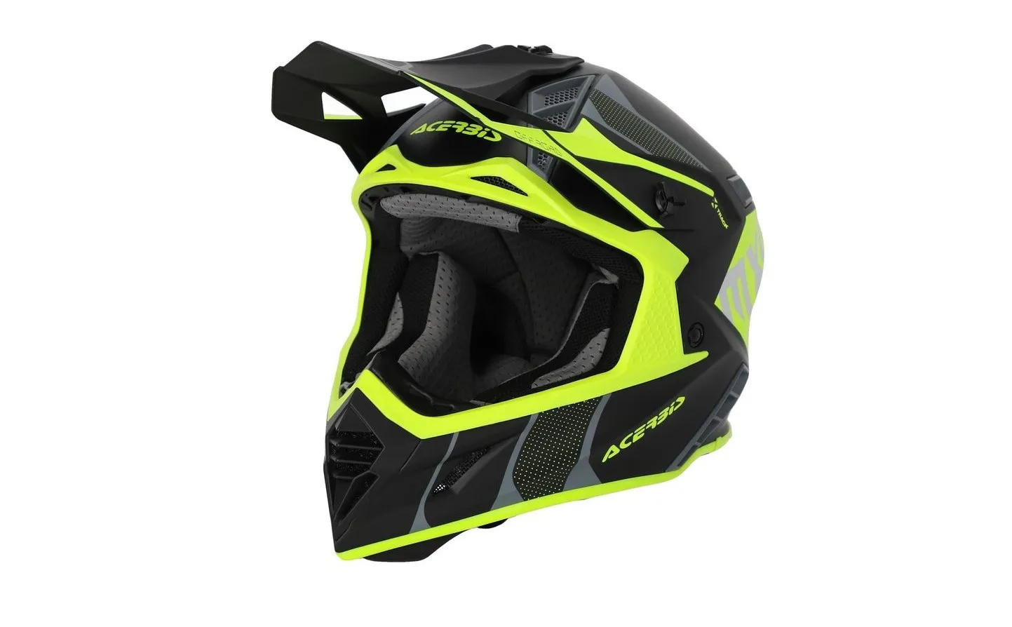 Casco Acerbis X-Track 2206 Negro Amarillo Fluor |0025032.457|