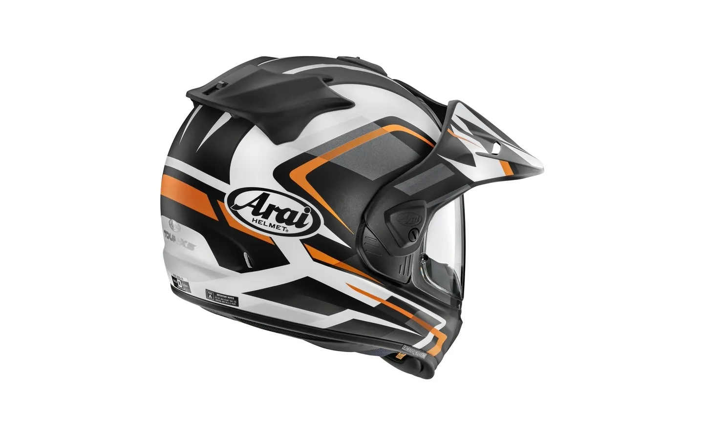 Casco Arai Tour-X5 Discovery Naranja Negro Blanco |800893302|