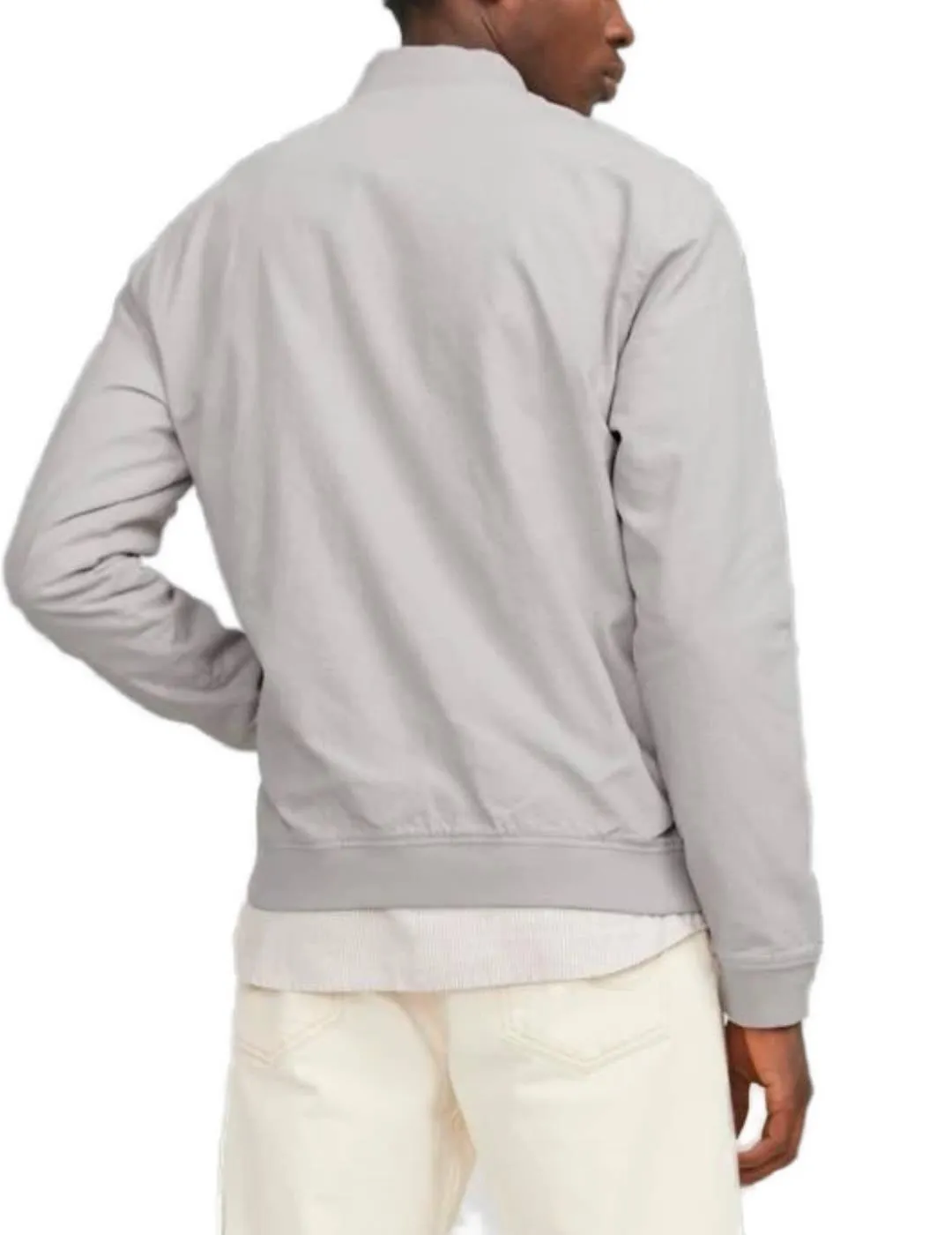 Chaqueta bomber Jack&Jones Summer gris para hombre