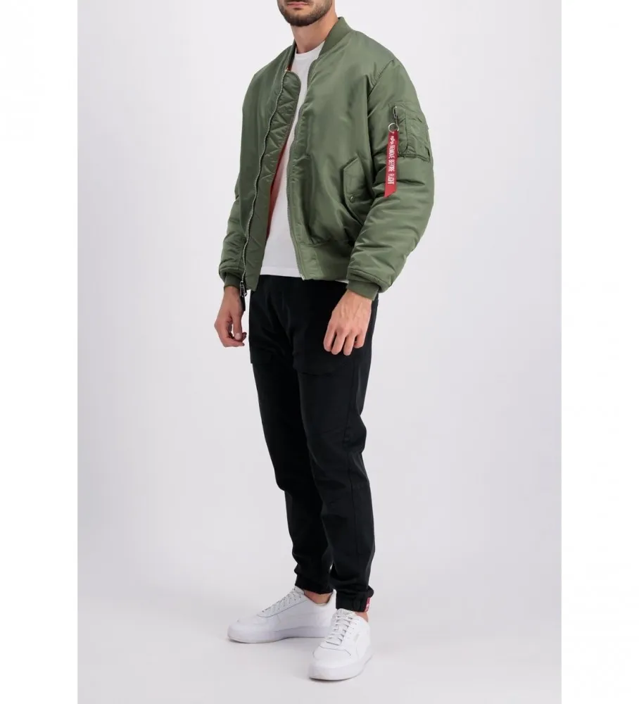 Chaqueta bomber reversible Ma-1 verde