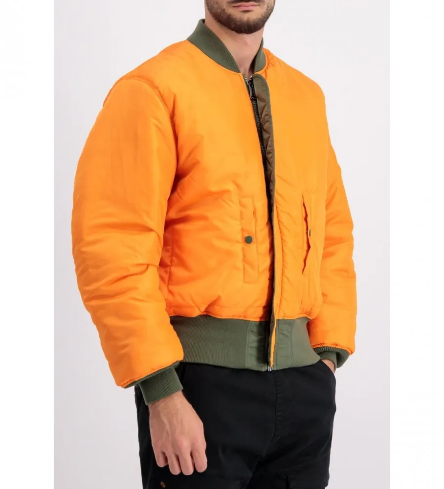 Chaqueta bomber reversible Ma-1 verde