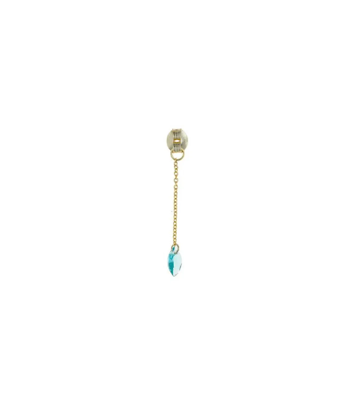 CHARM PLATA CHAPADO DORADO CADENA CON CI - 213CH066