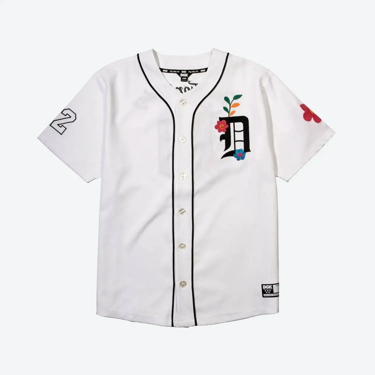 dgk camiseta growth baseball jersey