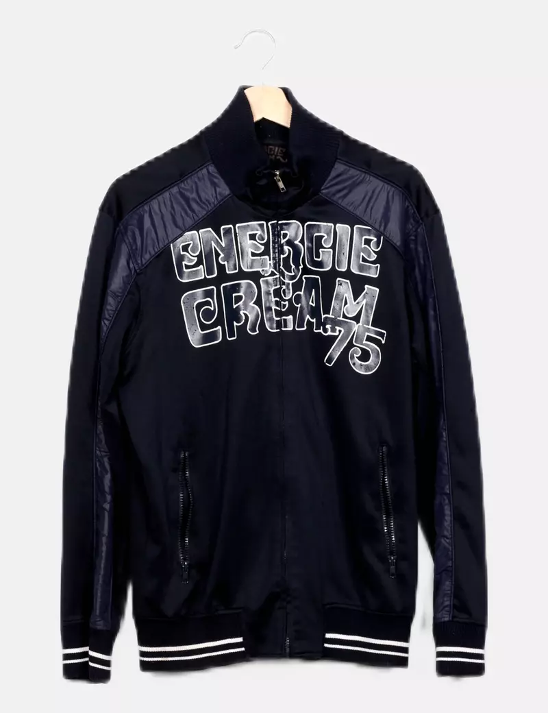 ENERGY CREAM Chaqueta bomber azul marina