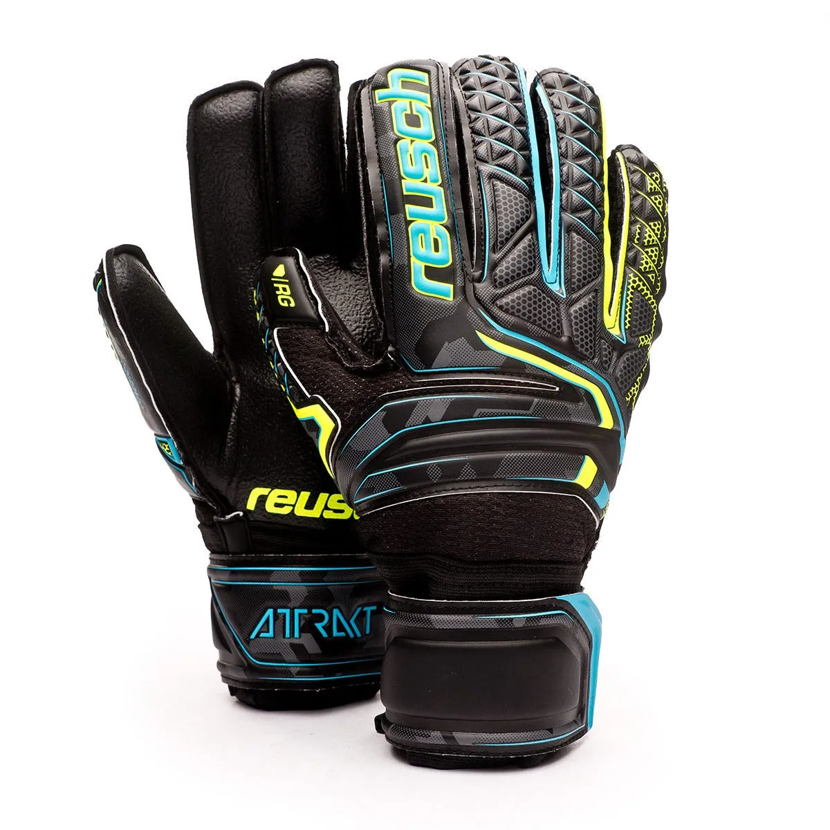 Guantes Arquero Fútbol Reusch Attrakt RG Ferula Negro