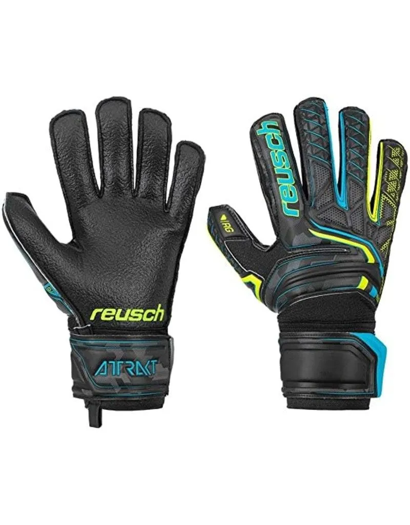 Guantes Arquero Fútbol Reusch Attrakt RG Ferula Negro