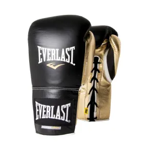 Guantes Entrenamiento Everlast Powerlock Pro Laced Negro 