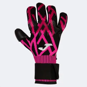 Guantes portero fútbol Area 360 negro fucsia