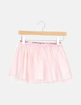 H&M Falda tul rosa