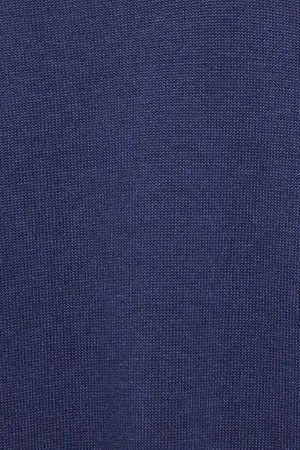 Jersey azul Martin de cuello polo y pico con detalle Polo Club