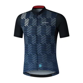 JERSEY MANGA CORTA C/CIERRE AEROLITE SMOKY NAVY TALLA L