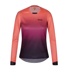 Jersey SUAREZ MTB SATSUMA W Manga Larga Mujer Rosa/Negro Talla:XG WBD022810XL1060