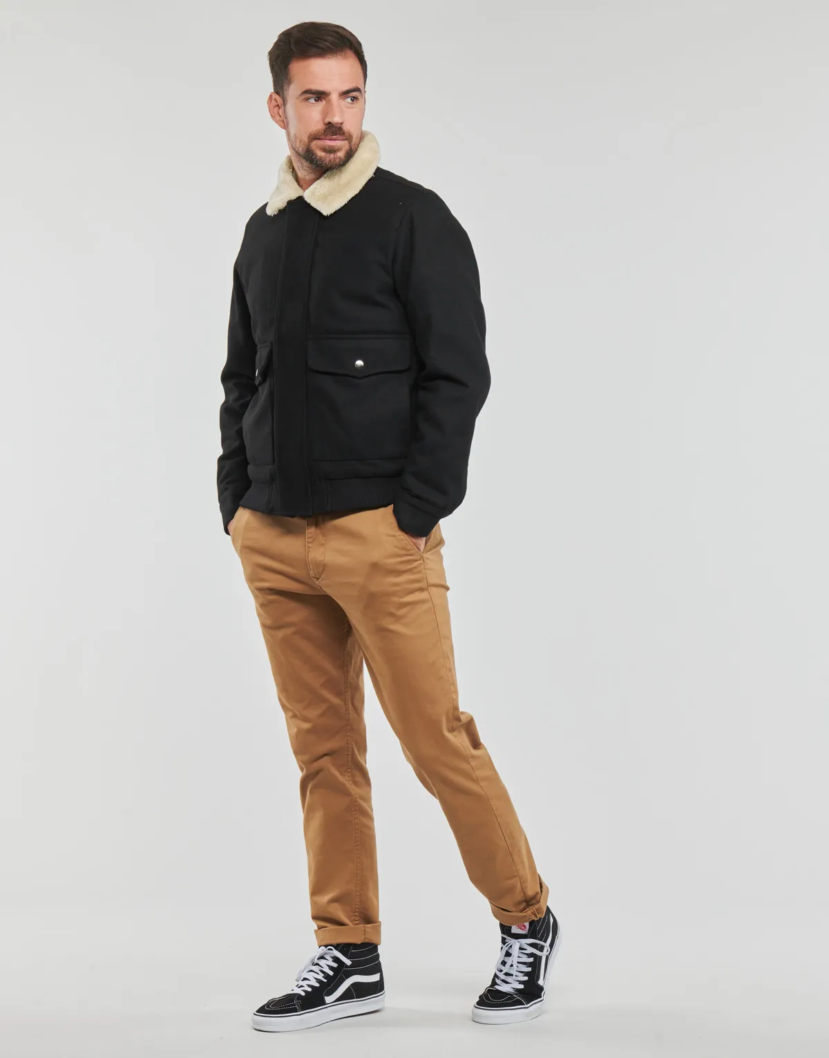 JJTOM WOOL BOMBER