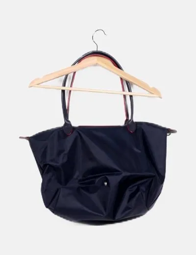 Longchamp Bolso azul marino lona