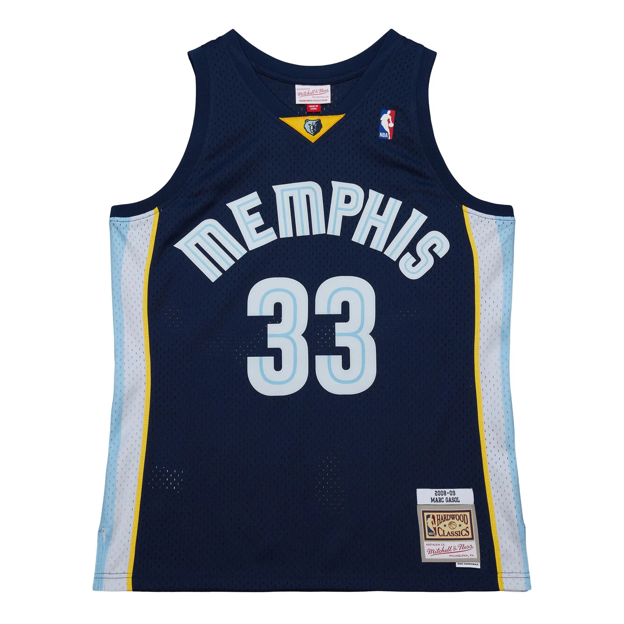 mitchell & ness camisilla Swingman Marc Gasol Memphis Grizzlies Dark 2008-09 Jersey