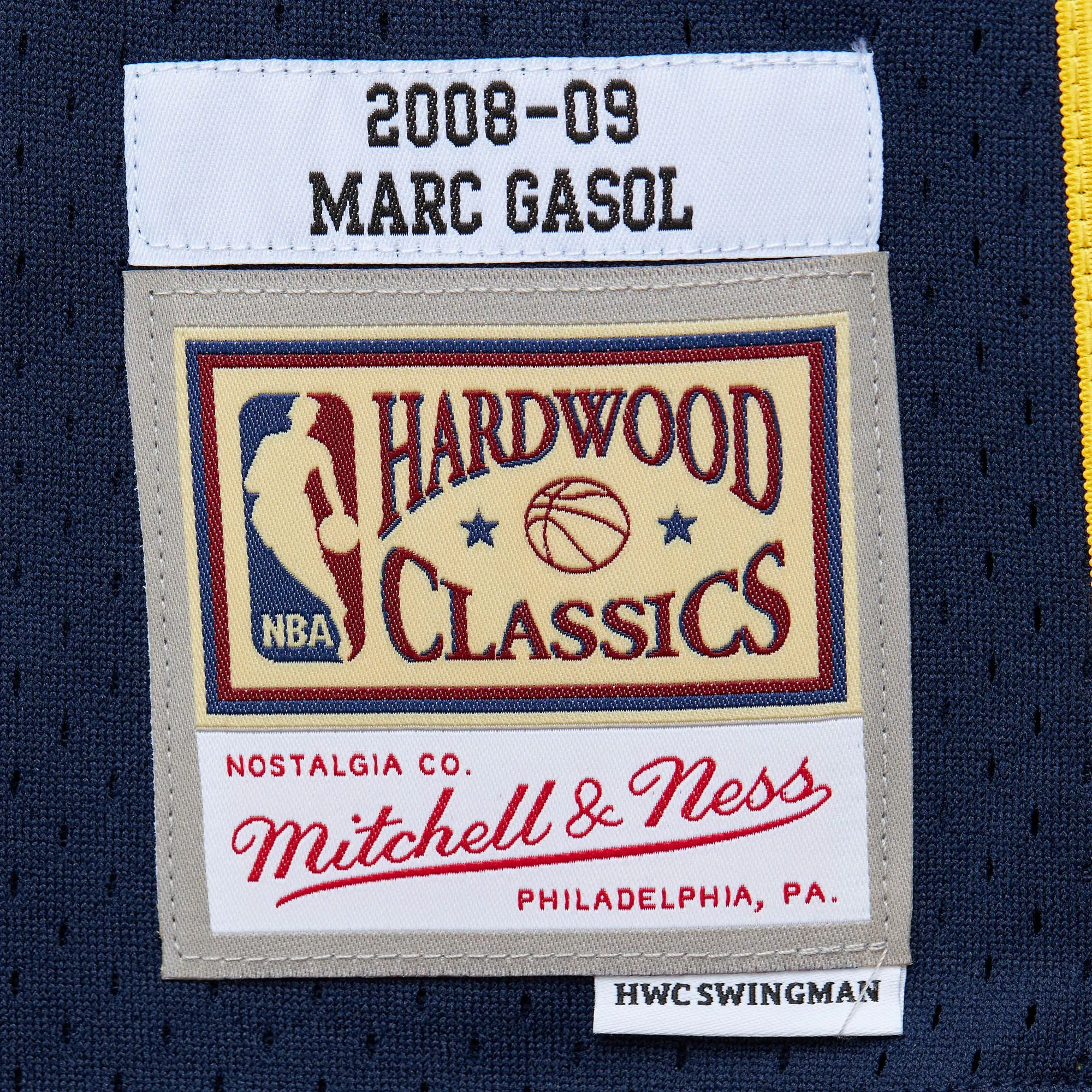 mitchell & ness camisilla Swingman Marc Gasol Memphis Grizzlies Dark 2008-09 Jersey