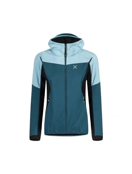 MONTURA Chaqueta Air Action Hybrid Mujer Baltic/Ice Blue