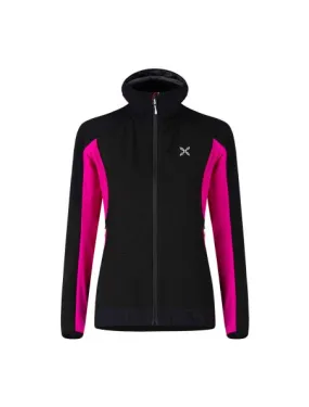 MONTURA Chaqueta Premium Wind Mujer Nero/Intense Violet