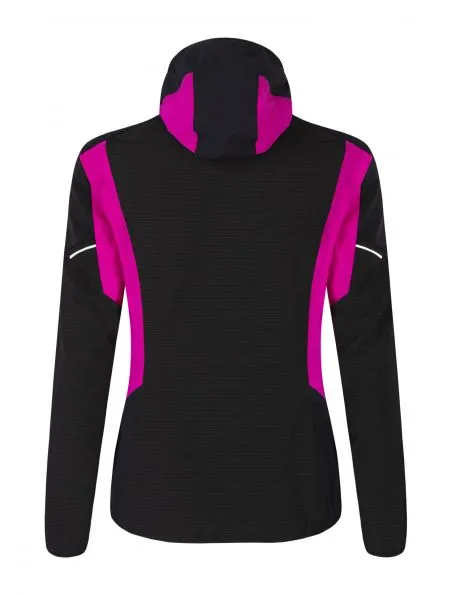 MONTURA Chaqueta Premium Wind Mujer Nero/Intense Violet