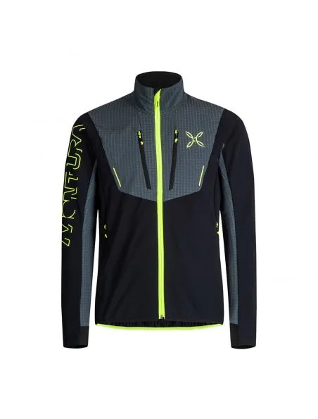 MONTURA Chaqueta Ski Style Hombre Nero/Giallo Fluo