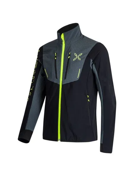 MONTURA Chaqueta Ski Style Hombre Nero/Giallo Fluo