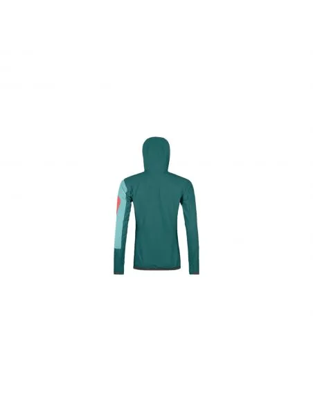 ORTOVOX Chaqueta Berrino Hoodie Mujer Pacific Green